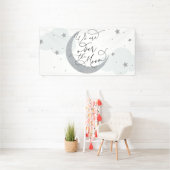 We zijn over de maan spandoek (Insitu)