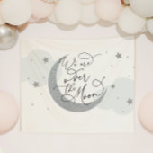 We zijn over de maan spandoek