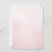 We zijn over de Moon Girl Baby shower uitnodiging (Achterkant)