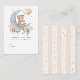 We zijn over de moon Teddy Bear Boeken voor Baby Notitiekaartje