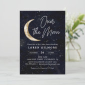 We zijn over het Baby shower van de maan | Ruimtev Kaart (Staand voorkant)