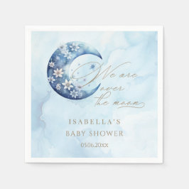 We zijn over het Moon Boy Baby shower Servet