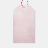 We zijn over het Moon Pink Girl Baby shower Cadeaulabel (Achterkant)