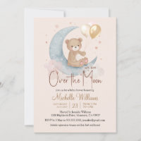 We zijn over het Moon Teddy Bear Baby shower