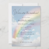 We zijn over het Rainbow Baby shower Kaart (Voorkant)