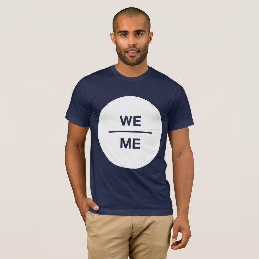 We zijn over mij heen t-shirt (Voorkant volledig)