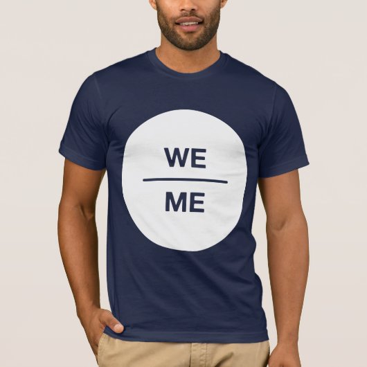 We zijn over mij heen t-shirt (Voorkant)