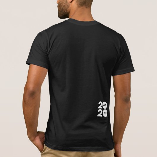 We zijn over mij heen t-shirt (Achterkant)