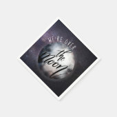 We zijn Over the Moon Baby shower Servet (Hoek)