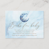 We zijn over the Moon Boy doucheboeken voor Baby Informatiekaartje (Voorkant)