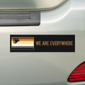 We zijn overal sticker (Beer) (Op auto)