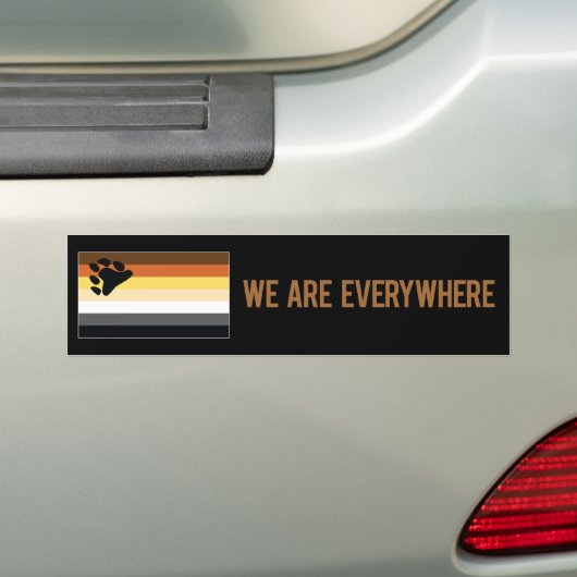 We zijn overal sticker (Beer) (Op auto)