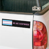 We zijn overal sticker (transgender) (Op Truck)
