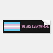 We zijn overal sticker (transgender) (Voorkant)