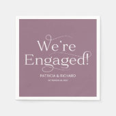 We zijn Paars van de Betoningspartij Servet (Voorkant)