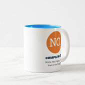 We zijn pas blij als je geen gelukkige mok bent (Voorkant rechts)