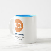 We zijn pas blij als je geen gelukkige mok bent (Voorkant links)