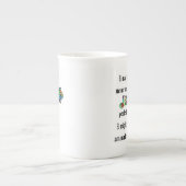 We zijn perfect in hem - Bone China Cup Porselein Kop (Voorkant)