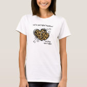 We zijn perfect samen luipaard hart t-shirt (Voorkant)