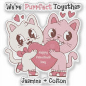 We zijn perfect samen sticker (Voorkant)