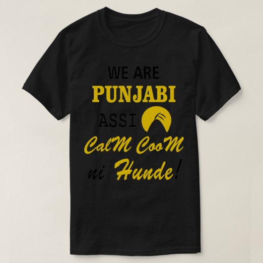 WE ZIJN PUNJABI T-SHIRT (Design voorkant)