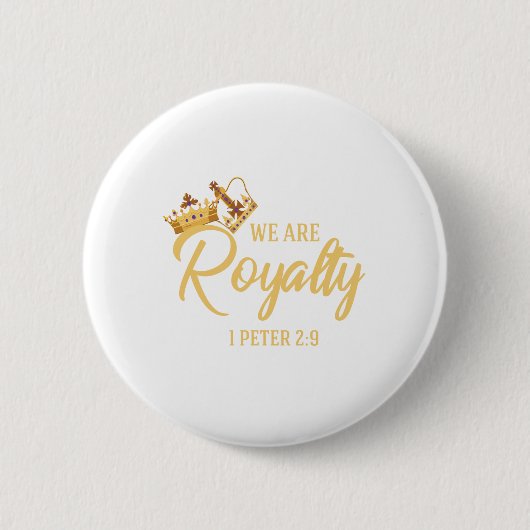 We zijn Royalty Ronde Button 5,7 Cm (Voorkant)