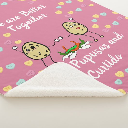 We zijn samen beter dan Pupusas en Curtido Sherpa Deken (3/4)