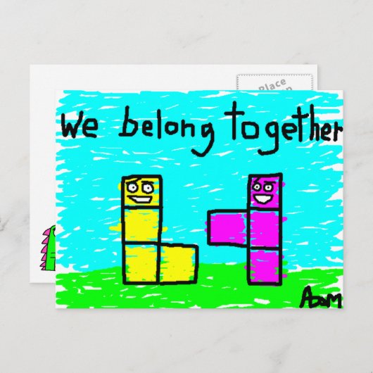 We zijn samen briefkaart (Voorkant / Achterkant)