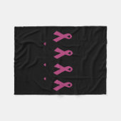 We zijn samen familievriendelijke borstkanker fleece deken (Voorkant (Horizontaal))