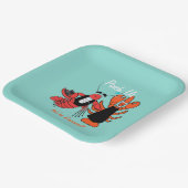 We zijn samen met Crawfish Boil Shower Party Papieren Bordje (Gebogen)