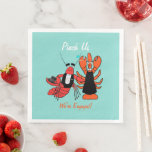 We zijn samen met Crawfish Boil Shower Party Servet<br><div class="desc">Schat,  maak je feestje extra leuk met deze geweldige luiers. Zoek naar het coördineren van borden,  bekertjes,  en andere partijideeën al deel van het collectie van de Zomer Lovin.</div>