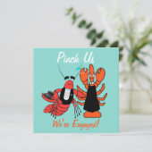 We zijn samen met Crayfish Boil Shower Party Kaart (Staand voorkant)