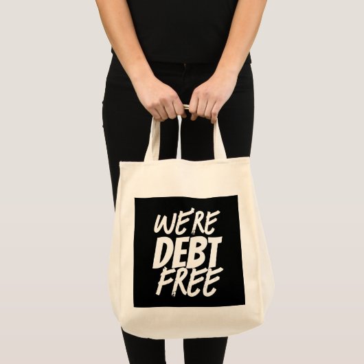 We zijn schuldenvrij! tote bag (Voorkant (product))