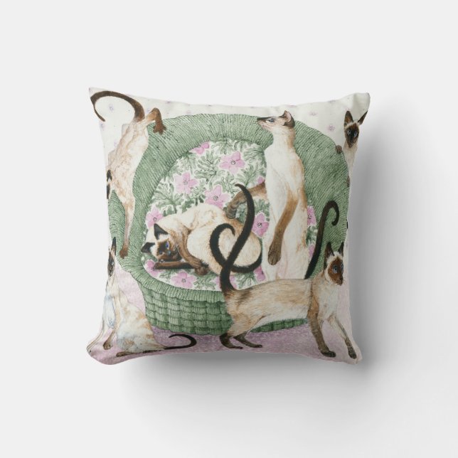 We zijn Siamese als je wilt Kussen (Voorkant)