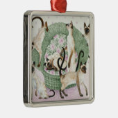 We zijn Siamese als je wilt Metalen Ornament (Rechts)