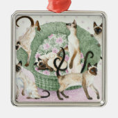 We zijn Siamese als je wilt Metalen Ornament (Voorkant)