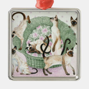 We zijn Siamese als je wilt Metalen Ornament