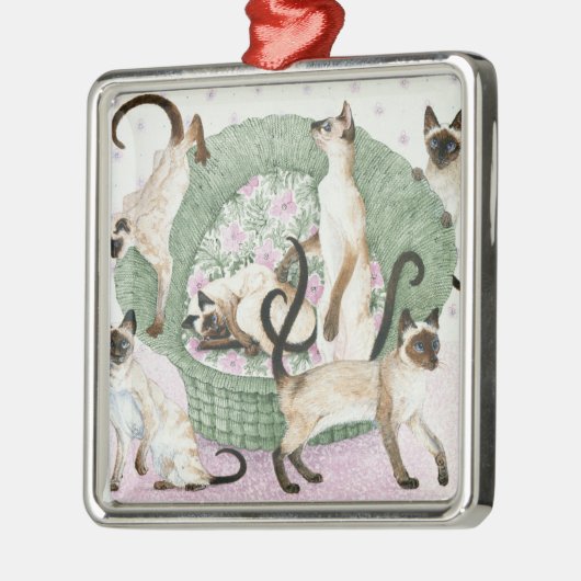 We zijn Siamese als je wilt Metalen Ornament (Links)