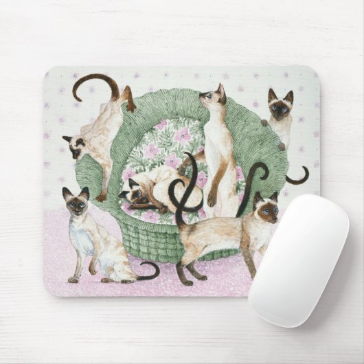 We zijn Siamese als je wilt Muismat (Met muis)