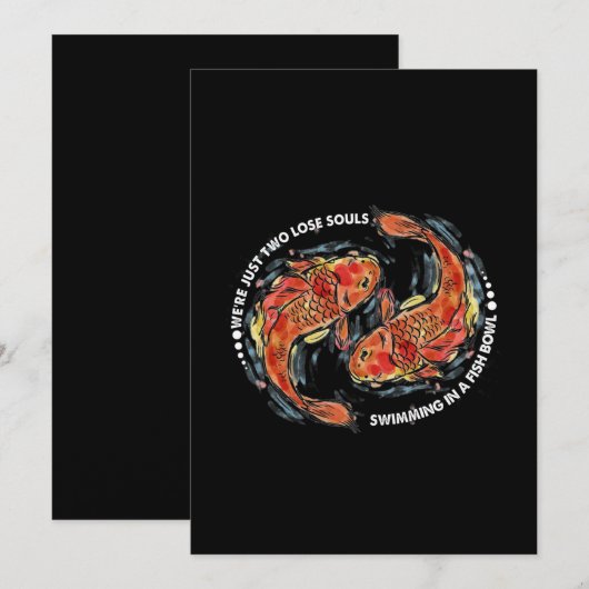 We zijn slechts twee verloren zielen die in een vi (Voorkant / Achterkant)