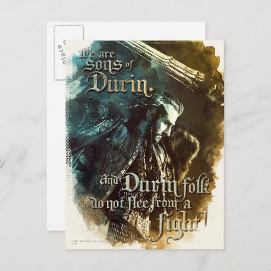 We zijn Sons van Durin Briefkaart (Voorkant / Achterkant)