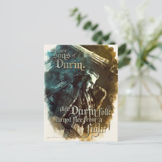 We zijn Sons van Durin Briefkaart (Staand voorkant)
