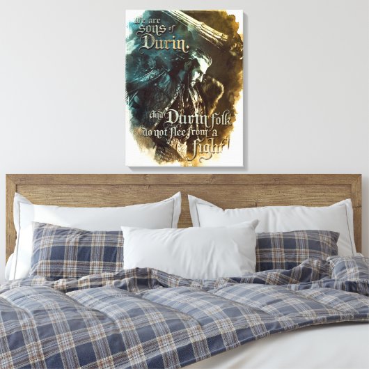 We zijn Sons van Durin Canvas Afdruk (Insitu (Slaapkamer))
