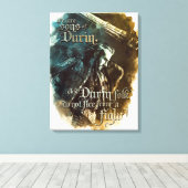 We zijn Sons van Durin Canvas Afdruk (Insitu (Houten vloer))