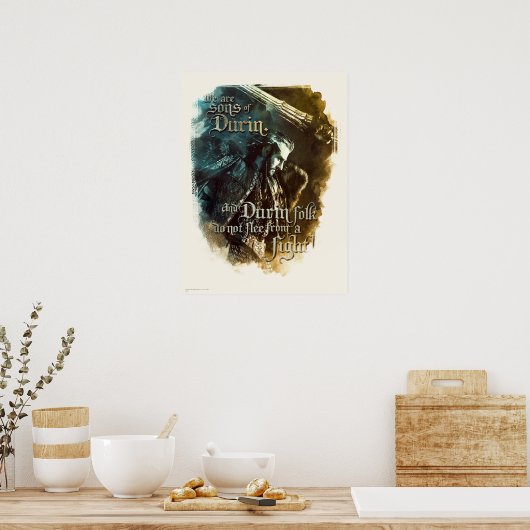 We zijn Sons van Durin Poster (Keuken)