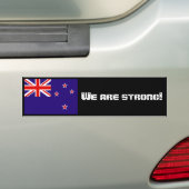 We zijn sterk! bumpersticker (Op auto)