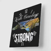 We zijn sterk in North Carolina Vierkante Klok (Hoek)