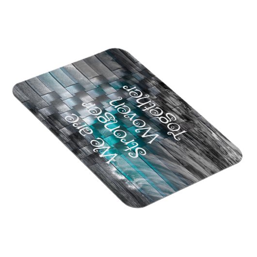 We zijn sterker geweven samen Fridge Magnet Magneet (Rechterzijde)