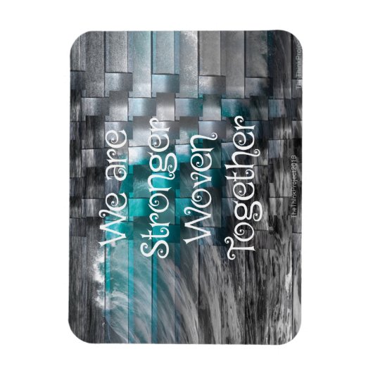 We zijn sterker geweven samen Fridge Magnet Magneet (Verticaal)
