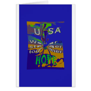 We zijn sterker samen, grappig US Hope model de